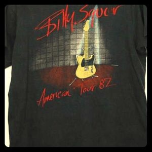 Vintage Billy Squier 1982 Tour Shirt